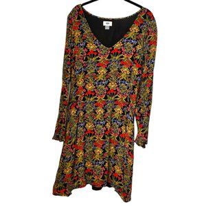 Old Navy Long Sleeved Floral Dress